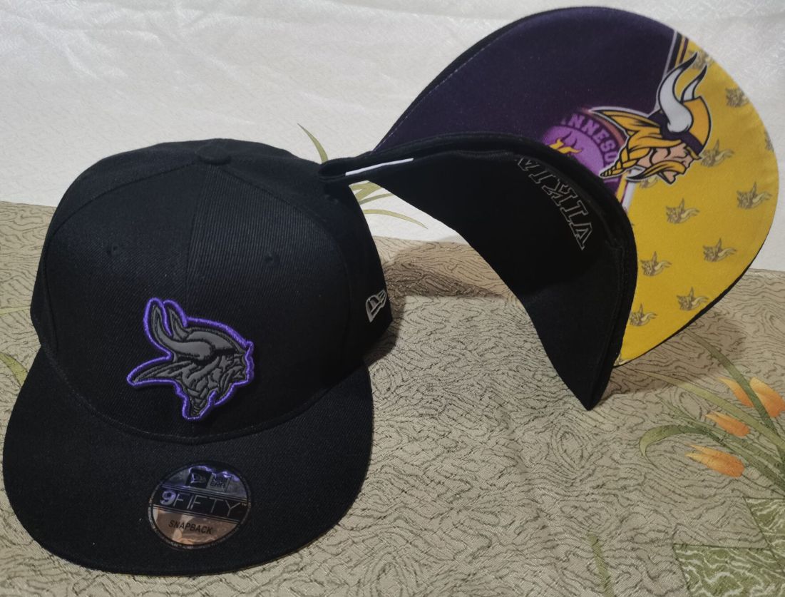 2021 NFL Minnesota Vikings Hat GSMY 0811->->Sports Caps